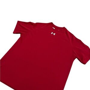 Under Armour Men's Red Short Sleeve Performance Tee